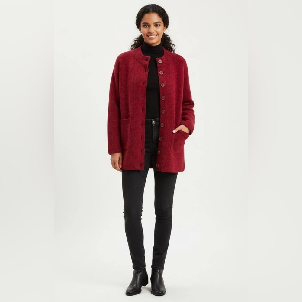 J.Crew Relaxed milano-stitch cardigan